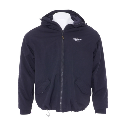 Black Spring-Summer 2025 Black GORE-TEX Stripe Hooded Jacket