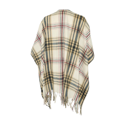 Brown Plaid Cardigan Sweater