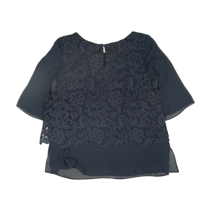 Navy Plus Size Blouse