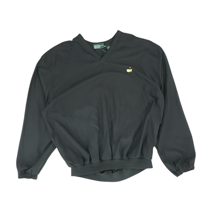Black Solid Sweatshirt Pullover