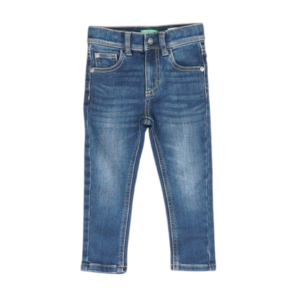 Blue Solid Jeans