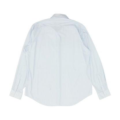 Blue Print Long Sleeve Button Down