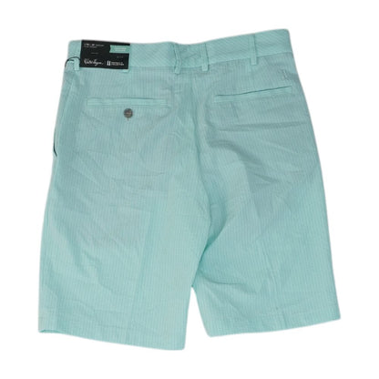 Green Check Chino Shorts