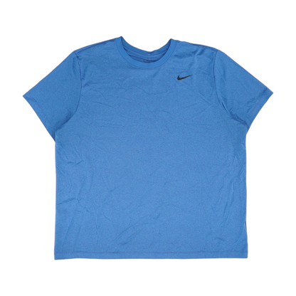 Blue Solid Active T-Shirt
