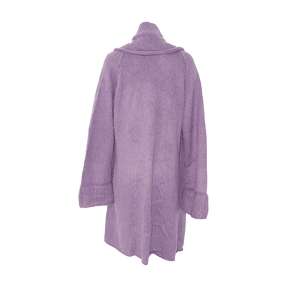 Purple Plus Cardigan Sweater