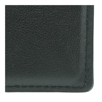 Black La Medusa Leather Card Holder