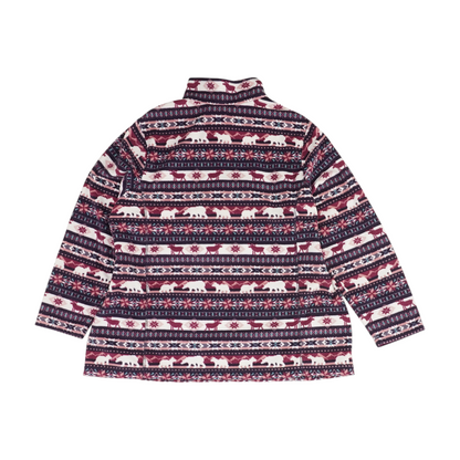 Purple Plus Graphic Fleece Pullover