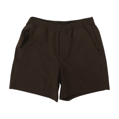 Brown Active Shorts