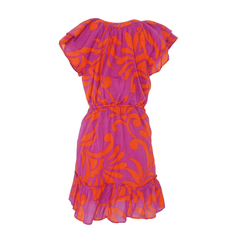 Pink Print Mini Dress
