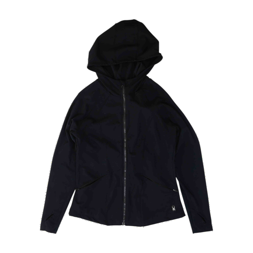 Black Solid Active Jacket
