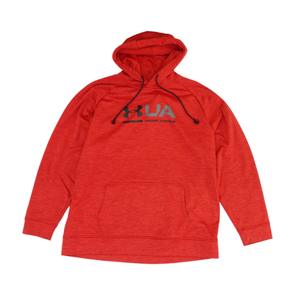 Red Solid Hoodie Pullover