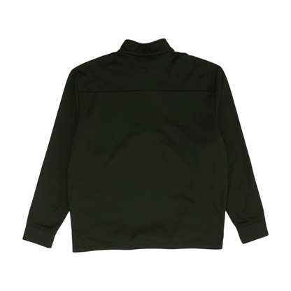 Black Solid 1/4 Zip Pullover