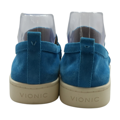 Blue Slip-On Flats
