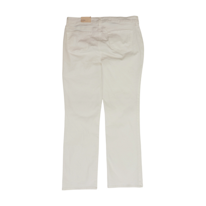 White Straight Jeans