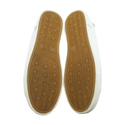 White Low-Top Athletic Shoes