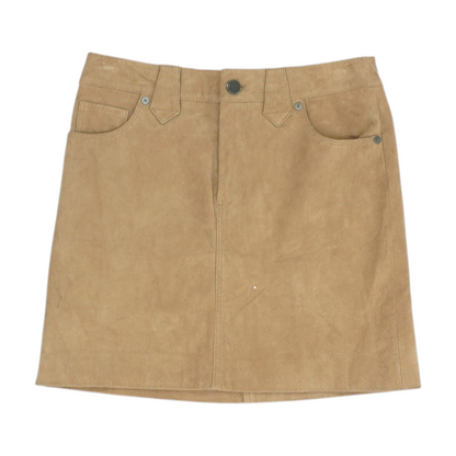 Tan Mini Skirt