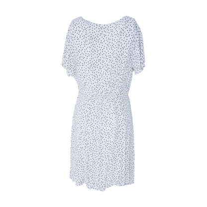 White Polka Dot Mini Dress