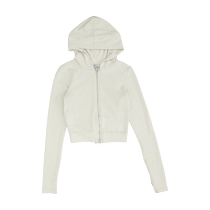 Beige Solid Active Jacket