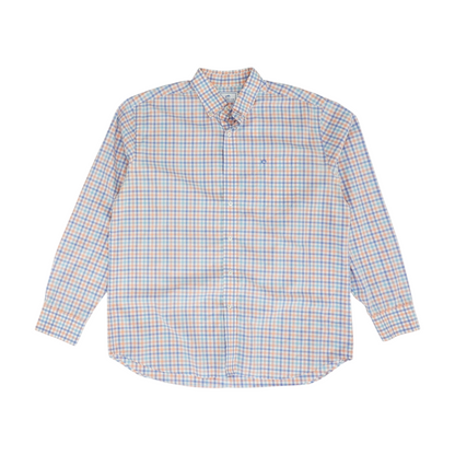 Multi Check Long Sleeve Button Down