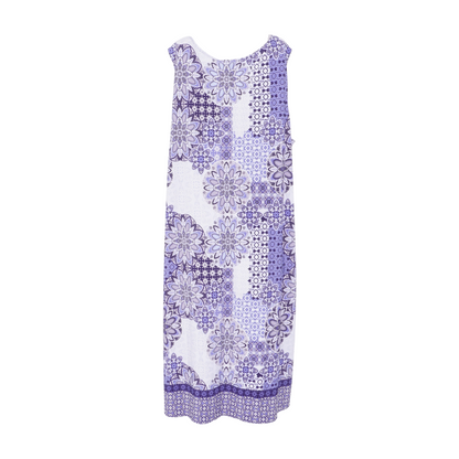 Blue Plus Floral Midi Dress