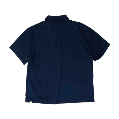 Navy Solid Short Sleeve Polo