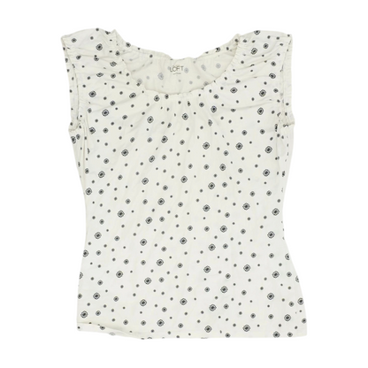 White Print Blouse