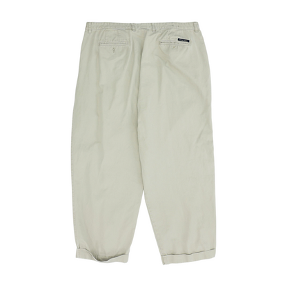 Beige Regular Pants