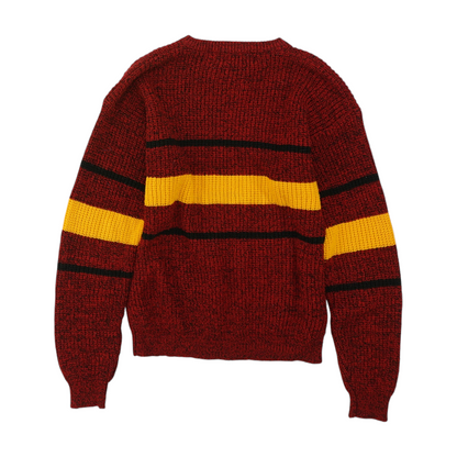 Vintage Red Striped Pullover Sweater