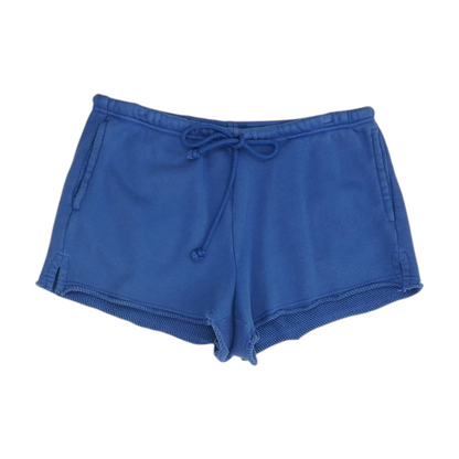 Blue Solid Active Shorts