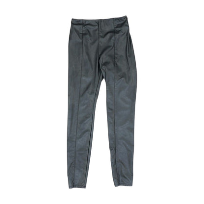 Black Solid Pants