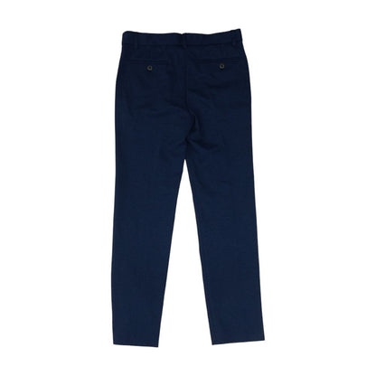 Navy Solid Dress Pants