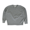Gray Solid Sweatshirt Pullover
