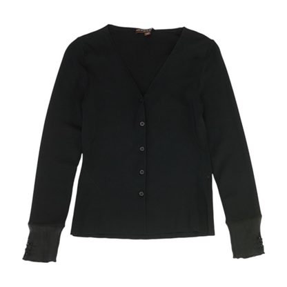 Black Cardigan Sweater