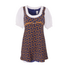 Maeve Navy Petite Graphic Mini Dress – Image 1