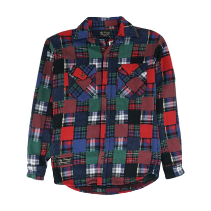 Multi Plaid Flannel Button Down