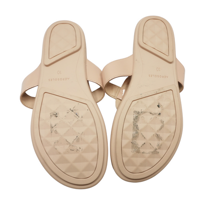 Tan Flat Sandals