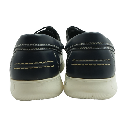 Navy Lace-Up Casual Shoes