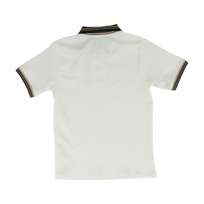 White Short Sleeve Polo