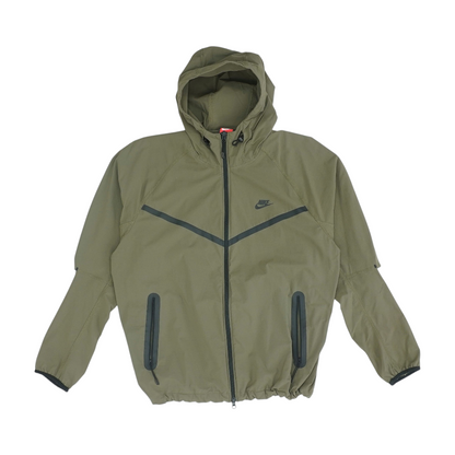 Green Solid Active Jacket