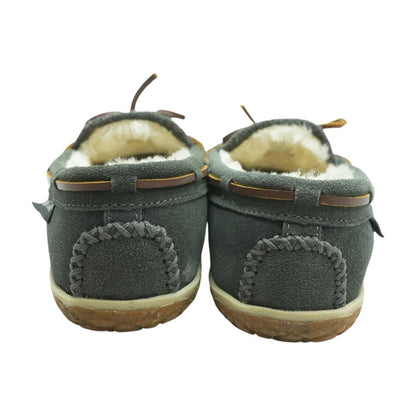 Gray Slipper Flats