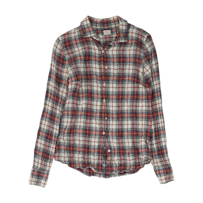 Beige Plaid Button Down
