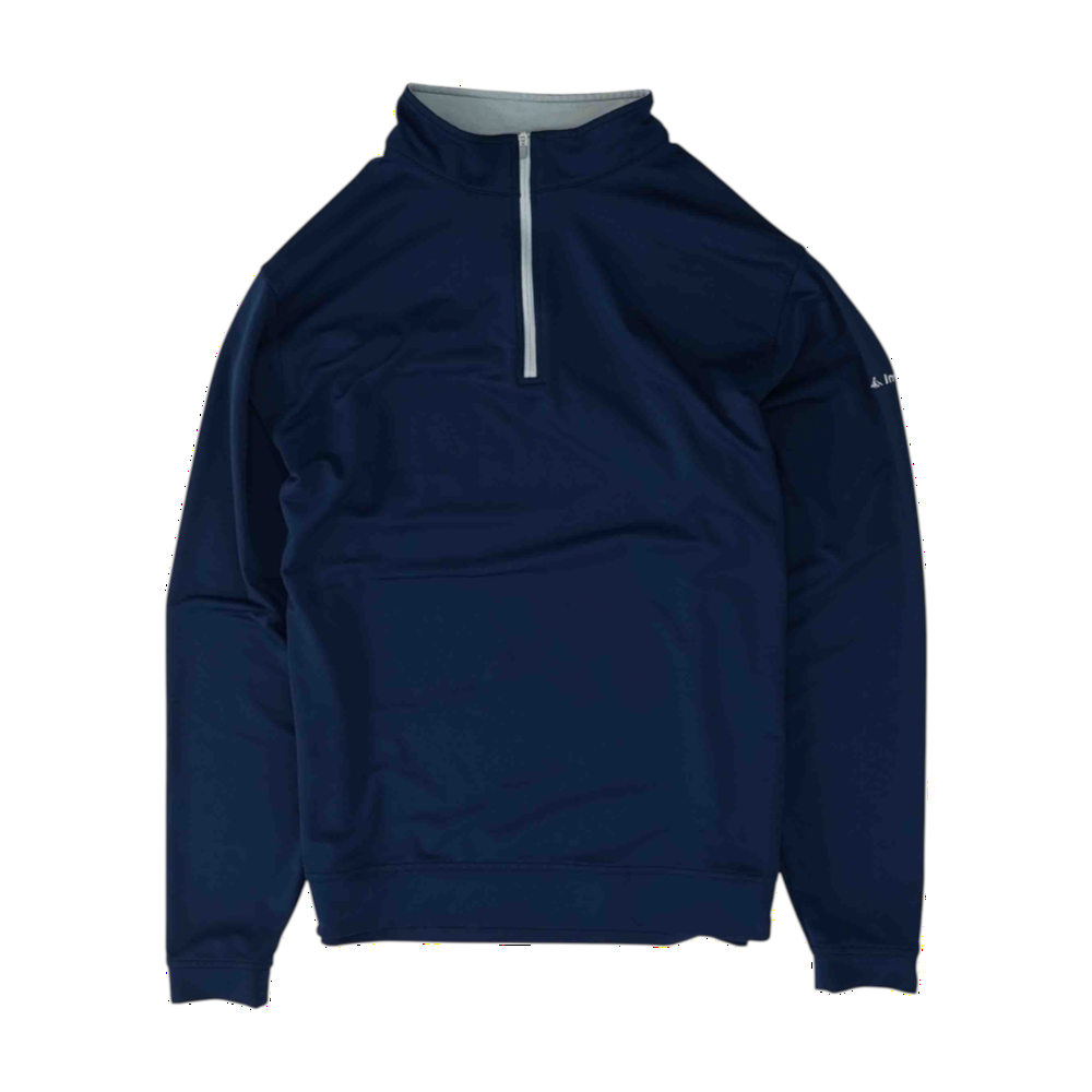 Navy Solid 1/4 Zip Pullover