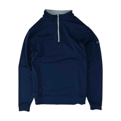 Navy Solid 1/4 Zip Pullover