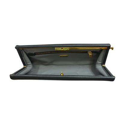 Black  Saffiano Leather Clutch