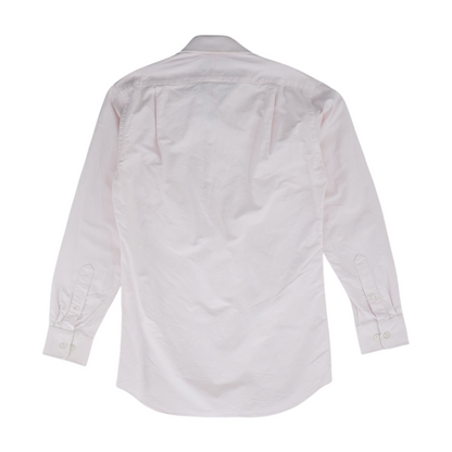 Pink Solid Long Sleeve Button Down