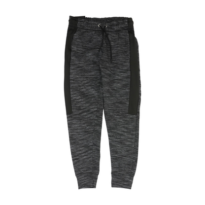Gray Striped Tapered Pants