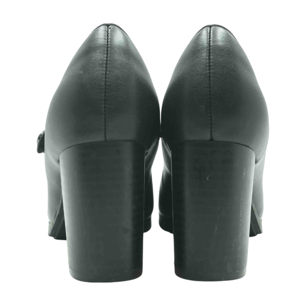 Black Block Heels