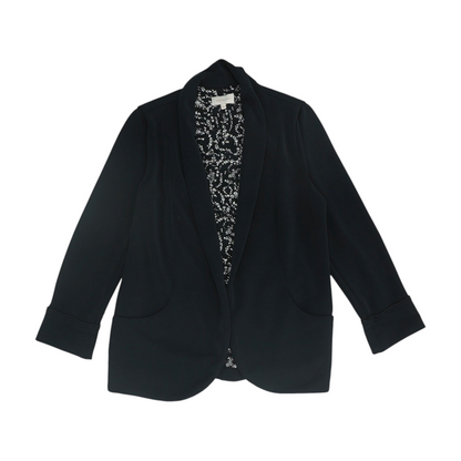 Black Solid Blazer