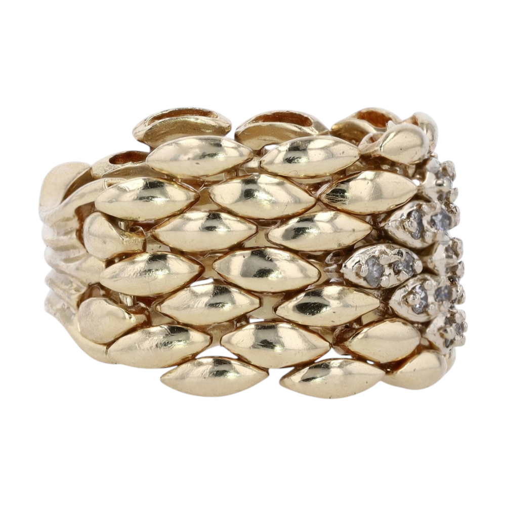 1/2 ctw 14K Yellow Gold Diamond Fashion Ring