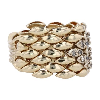 1/2 ctw 14K Yellow Gold Diamond Fashion Ring